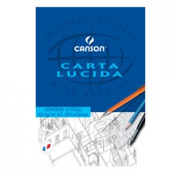BLOCCO CARTA LUCIDA MANUALE 297x420mm 10FG 80GR CANSON