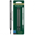 Blister 2 refill in metallo per ROLLER Montblanc ® NERO PUNTA FINE