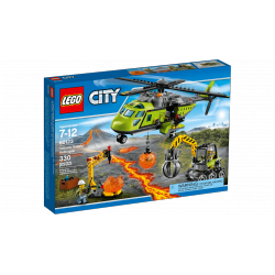 LEGO CITY  60123 ELICOTTERO DEI RIFORNIMENTI VULCANICO