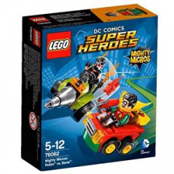 LEGO 76062 - Figurine Super Heroes Mighty Micros Robin Vs Bane