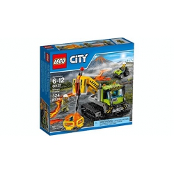 LEGO City 60122 - Set Costruzioni City Vulcano Cingolato Vulcanico