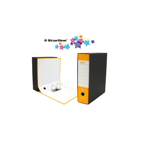 Registratore STARBOX f.to commerciale dorso 8cm giallo STARLINE