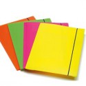 CARTELLINA 3L CON ELASTICO COLORI FLUO SHOCKING FILE