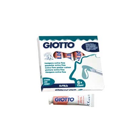 TEMPERA GIOTTO TUBO 4 (12ML) ROSSO VERMIGLIONE 7