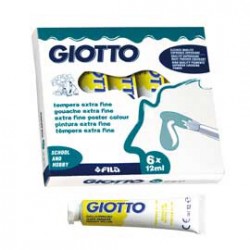 TEMPERA GIOTTO TUBO 4 (12ML) GIALLO PRIMARIO 2