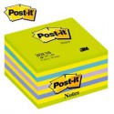 BLOCCO CUBO 450foglietti Post-it® 76x76mm 2028-NB NEON BLU/VERDE