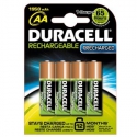 BLISTER 4 PILE RICARICABILI AA - STILO 800mAh DURACELL