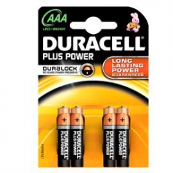 BLISTER 4 PILE DURACELL PLUS (MN1500) AA - STILO