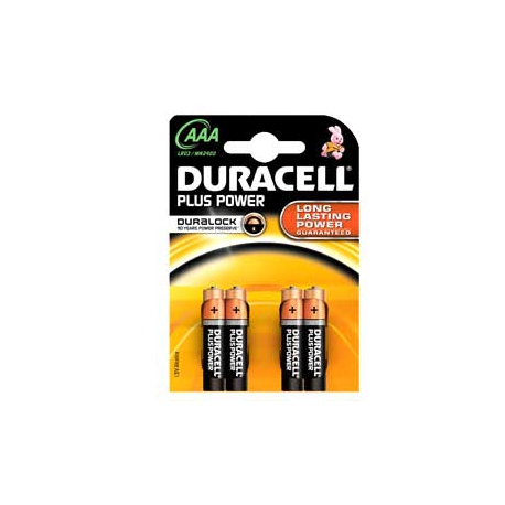 BLISTER 4 PILE DURACELL PLUS (MN1500) AA - STILO